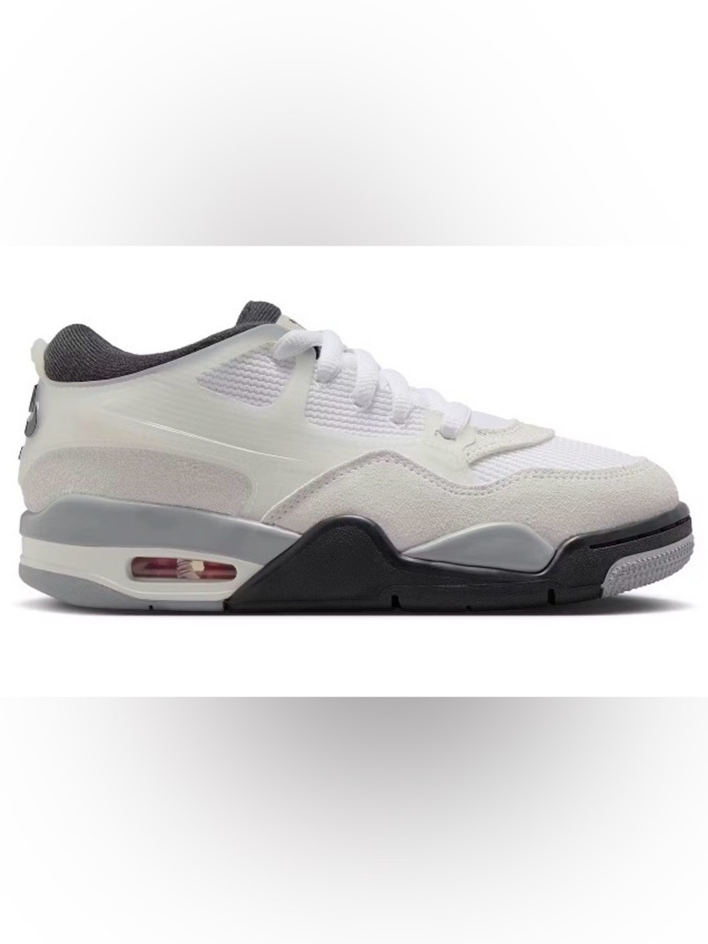 Jordan 4 RM “Light White Smoke Grey Black” Youth 6 / 7.5 Women’s New w/ NO Lid